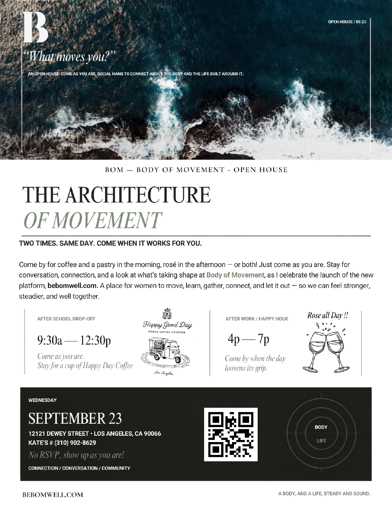 BOM Open House, September 23, 2026